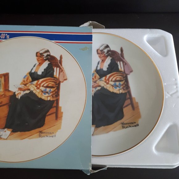 NEW Vintage NORMAN ROCKWELL "Memories" Plate 1984 - Picture 1 of 7
